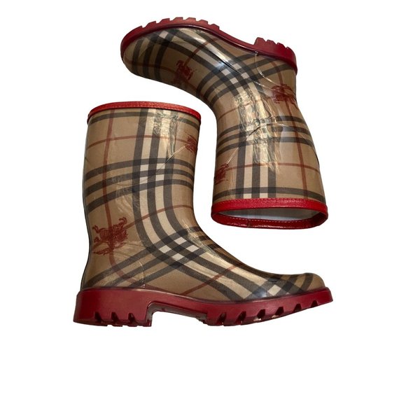 Burberry  haymarket nova check boots size 36 - Picture 1 of 12